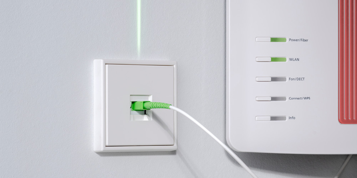 Die neuen Glasfaser-Anschlussdosen bei ECF-Reko-GmbH in Chemnitz